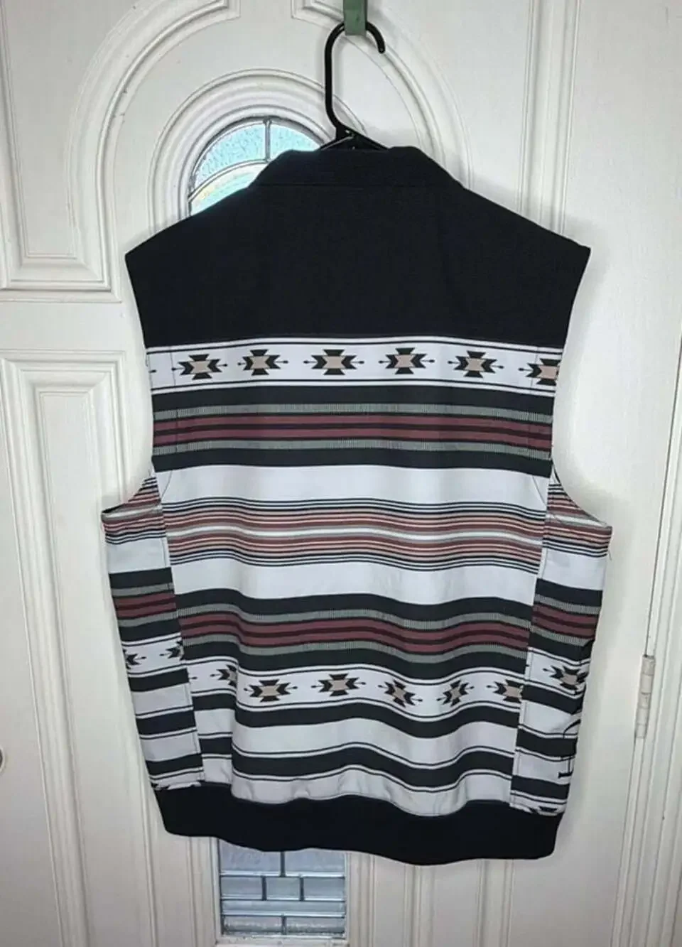 Cinch Men's Southwest Aztec Print Bonded Fleece Vest